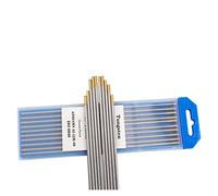 Ryanong 10pcs Testa Oro Lanthanated Tungsteno Elettrodo 2.0X150mm TIG Ago/Tungsteno Elettrodo/TIG Rod