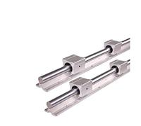 Ryanong 2 set di guide lineari SBR12 300 400 500 600 700 800 900 1000 mm 1200 mm 2 guide lineari SBR12 + 4 blocchi SBR12UU per parti CNC con cuscinetto lineare ad alta precisione all'interno