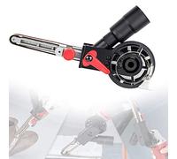 Ryanong Adattatore per levigatrice a nastro, accessori per mini strumenti di levigatura per la lavorazione del legno, installazione stretta per mandrino da 10 mm per legno, tubi metallici, spazi vuoti