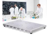 Ryanong Agitatore magnetico da laboratorio con controllo indipendente, velocità 200-2000 giri/min, piastra in acciaio inox, ideale per esperimenti di laboratorio e soluzioni di miscelazione