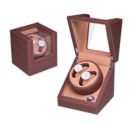 Ryanong Avvolgitore automatico per orologi doppio orologio Mute Motor Manager Automatic Winding Storage Machine Storage Box 5 modalità di rotazione morbido e flessibile