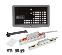 Ryanong Bilance lineari, set completo DRO Kit SDS6-2V 2 assi lettura digitale con 5U KA-300 righello in vetro encoder per fresatrice