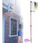 Ryanong BOBVB Tester di misurazione del salto verticale con base stabile, attrezzatura da allenamento per salti alti in piedi da 1,2 a 3,5 m, per pallacanestro, pallavolo, allenatore, sfidante, per