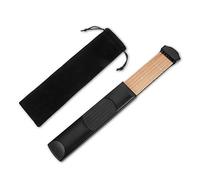 Ryanong Chitarra acustica tascabile, strumento di pratica gadget Chord Trainer modello tastiera venature del legno con strumento di accordatura per principianti