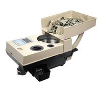 Ryanong Contatore di monete, contatore elettronico per monete con display a LED, capacità vassoio 2000 pezzi e intervallo di conteggio 1-99999, 1200 pezzi/minuto e autotest per guasto, per casa e