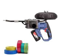 Ryanong Elettricista Wall Wiring Machine, Estrattore filo senza fili con motore brushless, velocità infinitamente variabile e forza di trazione 0-600N, velocità a vuoto 0-40M/min, per cartongesso