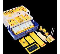 Ryanong Fisica elettromagnetica Esperimento Box, Esperimento elettrico Attrezzature Set, Starter Kit per l'apprendimento di fisica di base Circuiti elettrici,
