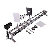 Ryanong Fisica Esperimento Kit Banco Ottico Lente Concava Lente Convessa Regole di Imaging Rimovibile Studente Esperimento in Aula