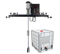 Ryanong IBC - Agitatore a tamburo da 1 tonnellata, con gancio di supporto, miscelatore elettrico per serbatoi da 980 W, per apparecchiature di miscelazione e agitatore per dissolvente dell'inchiostro
