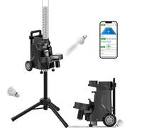 Ryanong Macchina automatica per servire badminton con angolo di elevazione regolabile, ideale per allenamento e pratica da principianti a professionisti