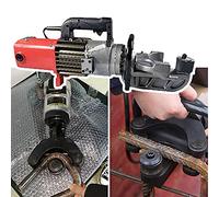 Ryanong Macchina piegatubi d'acciaio idraulica portatile di Antivari, con la doppia testa/automatico elettrico, luce, angolo: 0-130°, 28MM Zeenyi