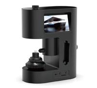 Ryanong Microscopio a diamante con luce LED, ingrandimento 30-200x, display doppio schermo, ideale per test e ispezioni tessili