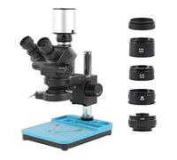Ryanong Microscopio Osservazione 4K1080P 8MP Autofocus HDMI USB Camera 3.5X-100X Simul-Focus Parfocale Trinoculare Stereo Microscopio per Strumenti di Riparazione