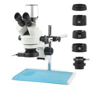 Ryanong Microscopio Osservazione Autofocus IMX334 4K HDMI USB Misurazione Stereo Trinoculare Microscopio Elettronico Videocamera Digitale Telefono Kit di Strumenti di Riparazione