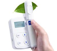 Ryanong Misuratore digitale portatile per clorofilla, gamma SPAD da 0,0 a 99,9, 16 GB di archiviazione dati, perfetto per la ricerca di laboratorio, analisi della salute delle piante, studi agricoli e