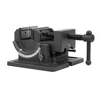 Ryanong Morsa da banco resistente, morsetto da banco, 15,2 cm, a croce, morsa per fresatura in metallo, morsa da tavolo piatta per montaggio su banco