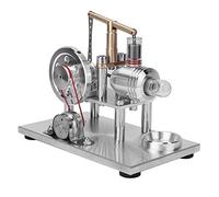 Ryanong Motore ad aria calda Modello di motore Equilibrio Modello Scienza Esperimento Kit Multicolore Led Motore Generatore di Potenza Fisica Scienza Educazione Giocattoli,