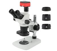 Ryanong Osservazione del microscopio 6.7-45X Zoom Continuo Trinoculare Stereo Microscopio 8.3MP Camera Vidoe C Mount Adapter Per Telefono PCB Saldatura Riparazione