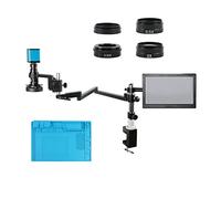 Ryanong Osservazione del microscopio girevole articolato morsetto braccio stand 200X Zoom Lens I_MX307 Messa a fuoco automatica industria HDMI misurazione video microscopio fotocamera