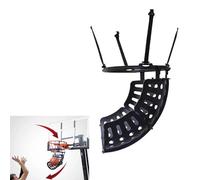 Ryanong Pallacanestro portatile di ritorno di pallacanestro allegato colpo ritornatore facile da installare basket Catcher appeso rimbalzo ritorno palla ritorno per tiro efficiente