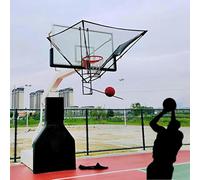 Ryanong Pallacanestro Rimbalzo Pallacanestro Tiro Pallacanestro Tiro Pallacanestro Macchina Rimbalzo Palla Indoor Outdoor Basket Returner per Hoop con Scivolo Rotabile Returner Return Net per Stadio