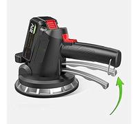 Ryanong Piastrella elettrica per piastrelle, strumento vibrante per piastrelle, livellatrice automatica, assorbimento massimo di 320 kg, due batterie