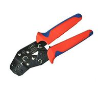 Ryanong Pinza crimpatrice manuale per terminali a canna aperta 0,5-2,5 mm2, strumento di crimpatura non isolato per connettori a spina aperta