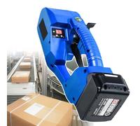 Ryanong Reggiatrice elettrica - Strumento portatile per cinghie in PET PP Display LCD 2 modalità 5000mAh Resistenza alla trazione della batteria 60-2500N