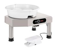Ryanong Ruota di ceramica Macchina di formatura ceramica 25cm LCD Touch Screen Argilla 350W Elettrico FAI DA TE Scultura Strumenti con Pedale, Alta Professionalità