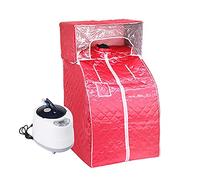 Ryanong Sauna Spa portatile a vapore, generatore di vapore con telecomando sullo schermo, copertura isolante a 5 strati, sauna a vapore per rilassamento terapeutico disintossicante a casa, blu