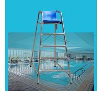 Ryanong Sedia da bagnino in acciaio inossidabile 304 per piscina fuori terra, piscine pubbliche e domestiche, sedie alte con braccioli e poggiapiedi, attrezzatura salvavita