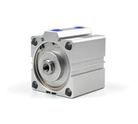 Ryanong Spazzole del motore al carbonio, Spazzole di carbonio, Cilindri d'aria sottili compatti 5-100mm corsa, Cilindro pneumatico SDA 20 25 32 50 63 80mm, Doppio effetto cilindro in alluminio