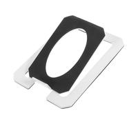 Ryanong Supporto per altoparlante da scrivania in metallo resistente Supporto per altoparlante da tavolo Supporto per altoparlanti da gioco per uffici domestici Sala conferenze