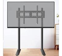 Ryanong Supporto TV da pavimento regolabile in altezza, base universale per TV da 55100 pollici, perfetto per angolo e camera da letto