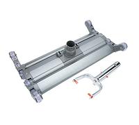 Ryanong Testa di aspirazione per piscina, 45,7 cm, in lega di alluminio, strumento di pulizia per piscine e spa