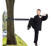 Ryanong Wing Chun, manichino in legno per arti marziali, barra rotante a 180°, barra per riflessi di arti marziali, regolabile in altezza, per albero o oggetti morbidi, attrezzatura per allenamento