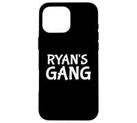 Ryan's Gang First Name Ryan Bachelor Party Wedding Custodia per iPhone 16 Pro Max