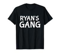Ryan's Gang First Name Ryan Bachelor Party Wedding Maglietta