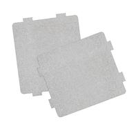 Ryaupy 2PCS Universale Piatto in Mica per Riparazioni Microonde - Pannello Mica tagliabile - Accessori per Riparazione di Piastre in Forni Microonde e Altri Apparecchi Elettrici(11,8 * 10cm)