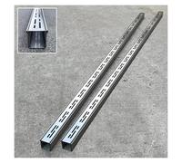 RybdaFDc Canale di scarico in acciaio inox, scarico stretto da giardino, copertura di scarico per vialetti, sistema di drenaggio del pavimento del patio, canale di scarico ad alta capacità di carico