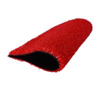 RybdaFDc Grande Manto erboso Artificiale, Moderno Manto erboso Artificiale Realistico for Esterni, Tappeto erboso Artificiale for Interni ed Esterni(Red,2x17m(6.56x55.77ft))