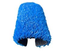 RybdaFDc Grande Tappeto erboso Artificiale for Esterni, Tappeto erboso Sintetico con Fori di drenaggio e Supporto in Gomma, for Cortile, Patio, Garage(Blue 1,2x19m(6.56x62.33ft))