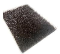 RybdaFDc Grande Tappeto in Erba Artificiale Realistico, Tappeto in Erba realistica con Fori di drenaggio e Supporto in Gomma, for Area Giochi e Piscina(Coffee,2x16m(6.56x52.49ft))