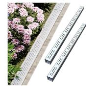 RybdaFDc Sistema di drenaggio a Canale in Acciaio Inossidabile, Sistema di drenaggio a Canale for vialetto, Confezione da 2(W6cmxH4cm(2 3/8" x1 5/8"))