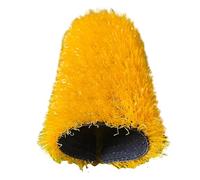 RybdaFDc Tappeto erboso Artificiale Lavabile, Tappeto erboso Artificiale Giallo for Esterni, Tappeto erboso Spesso Realistico for Giardino, Cortile, Patio(Yellow 2,2x8m(6.56x26.24ft))