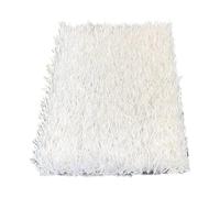 RybdaFDc Tappeto erboso Artificiale Robusto e Realistico, Facile da Usare, for casetta da Gioco all'aperto con vegetazione Artificiale(White,2x1.5m(6.56x4.92ft))