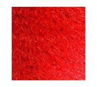 RybdaFDc Tappeto in Erba Artificiale Lavabile Rosso, Tappeto in Erba Artificiale Realistico da 1,18 Pollici con Fori di drenaggio, for Parco Giochi, Patio, Balcone(2x3.5m(6.59x11.48ft))