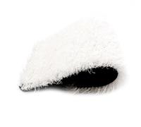 RybdaFDc Zerbino in Erba Sintetica, Tappeto in Erba Sintetica Spessa for Interni ed Esterni, Tappeto in Erba Sintetica con Fori di drenaggio(White,2x7m(6.59x22.96ft))