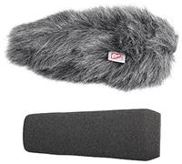 Rycote 055203 - Antivento in spugna e in pelo, con apertura standard SGM, 10 cm, 19/22