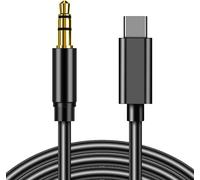 Rydkas USB C Cavo Aux per iPhone, 1M Audio da USB Tipo C a Jack da 3,5 mm, Cavo Stereo per Cuffie Dongle Cavo Compatibile con iPhone 15 Plus/15 Pro Max Galaxy S23 S22 S21, iPad, MacBook